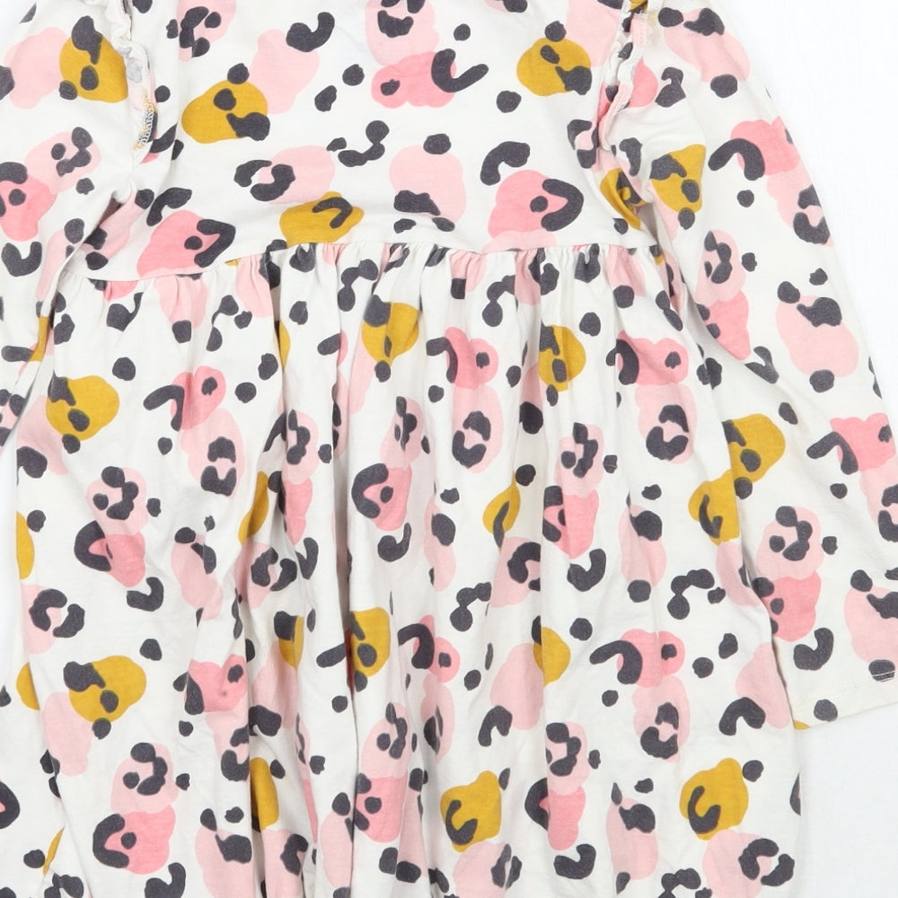 F&F Girls White Floral  A-Line  Size 5-6 Years