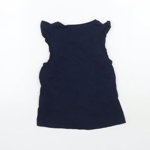 H&M Girls Blue   Basic Tank