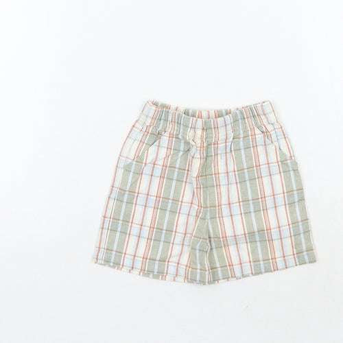 Adams Boys Green Check  Cropped Trousers Size 0-3 Months