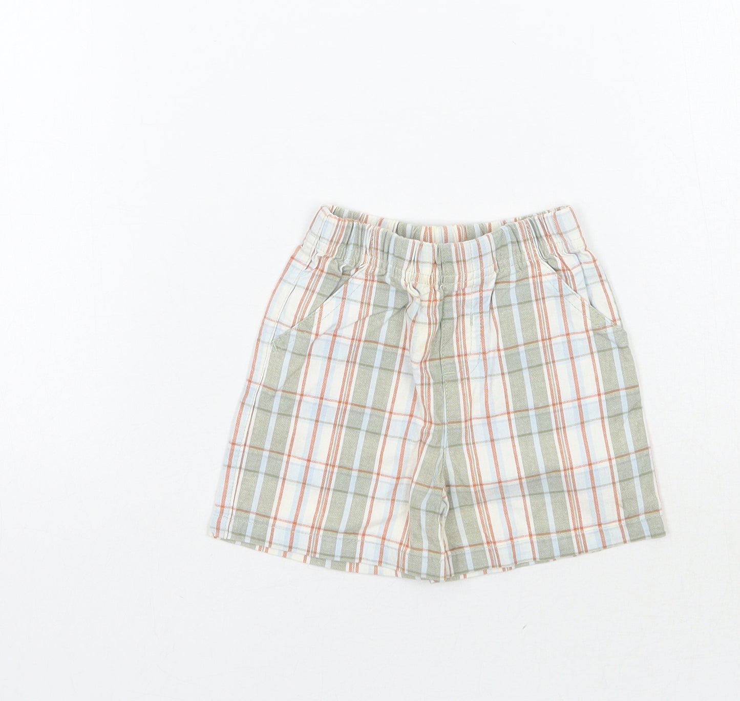Adams Boys Green Check  Cropped Trousers Size 0-3 Months