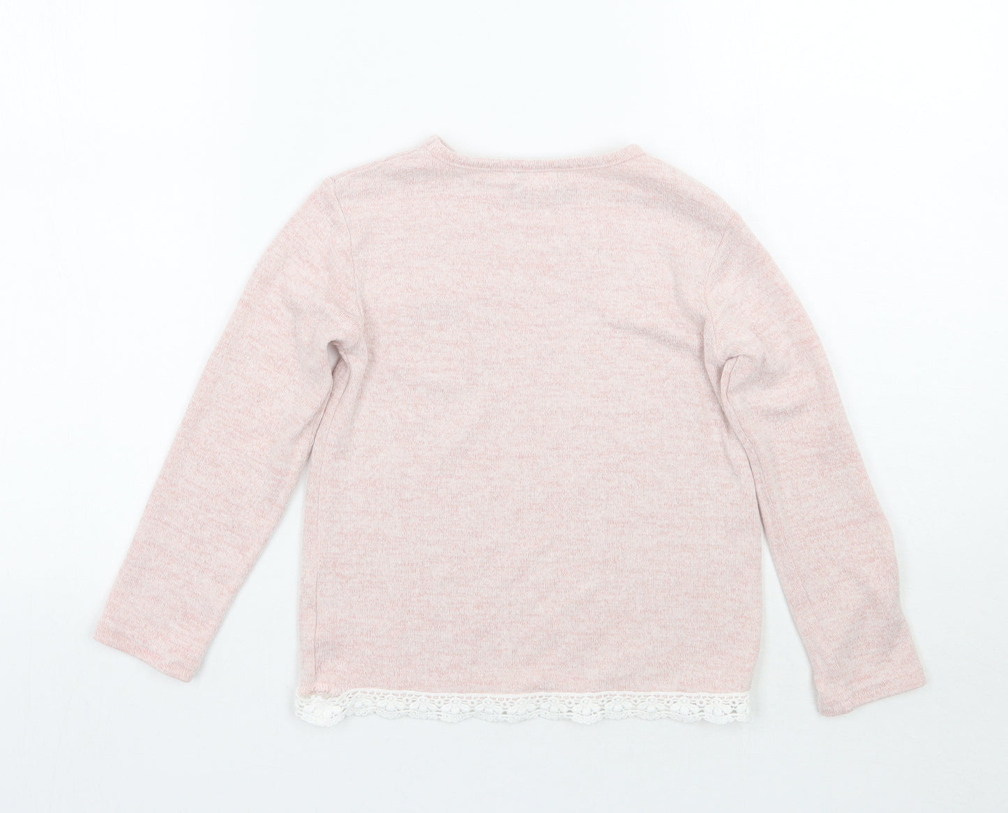 Primark Girls Pink   Pullover Jumper Size 6-7 Years