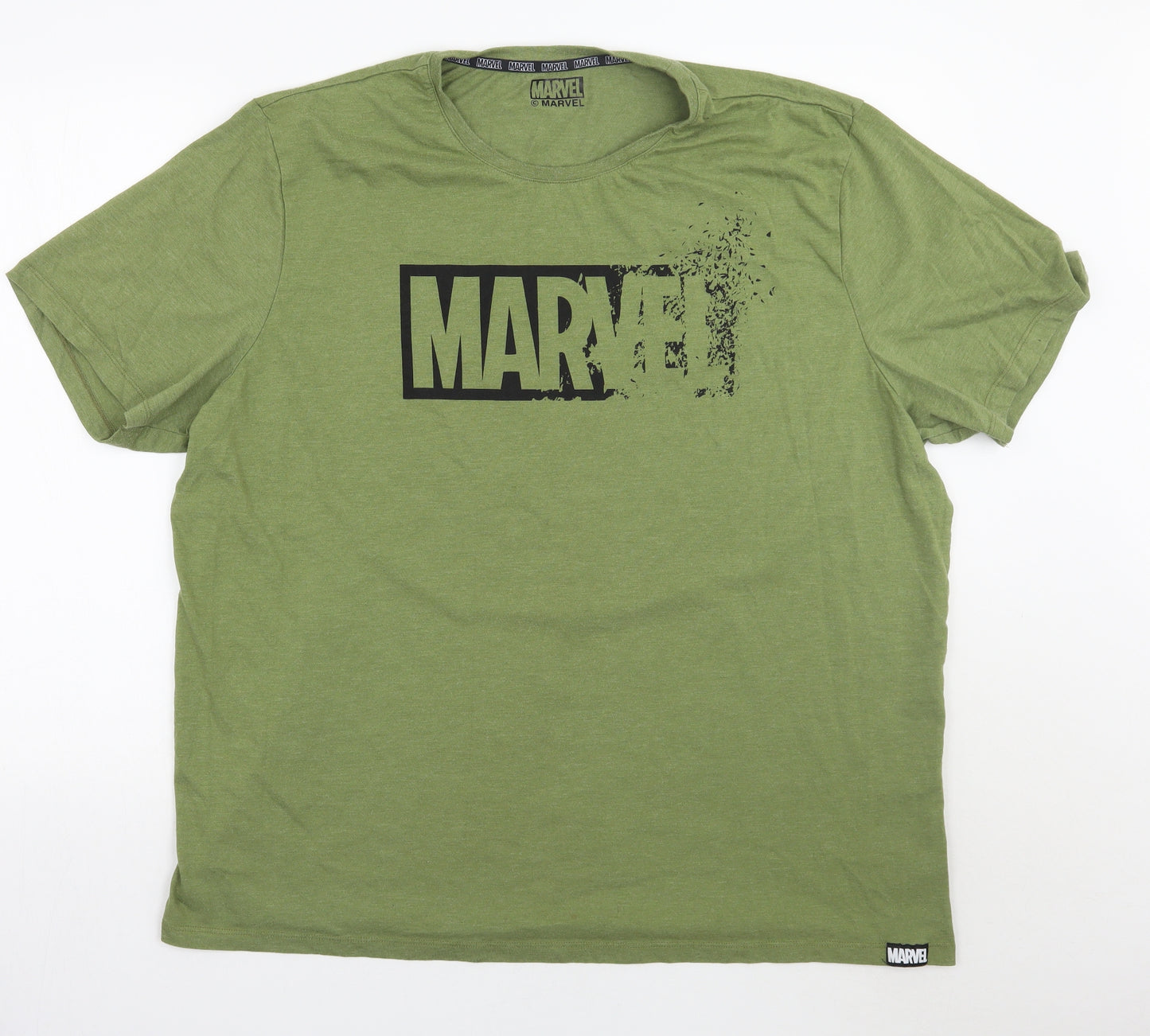 Marvel Mens Green    T-Shirt Size 3XL