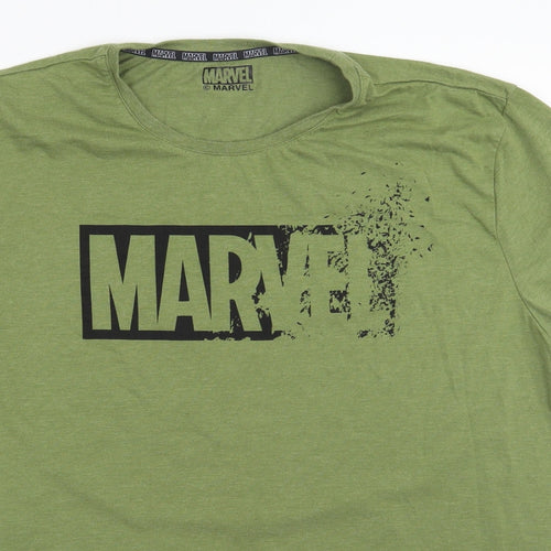 Marvel Mens Green    T-Shirt Size 3XL