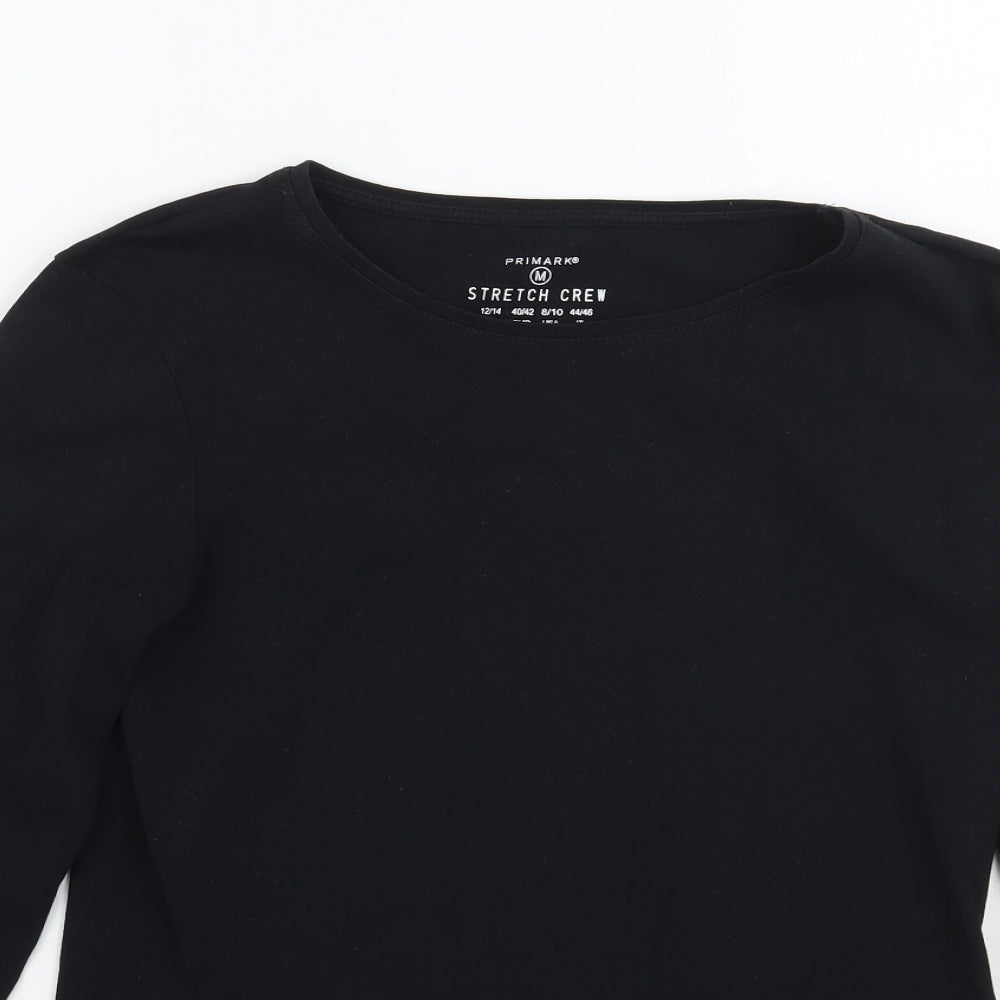 Primark Womens Black   Basic T-Shirt Size M