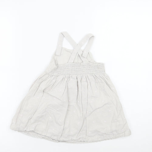 BHS Girls Grey Geometric  A-Line  Size 12-18 Months