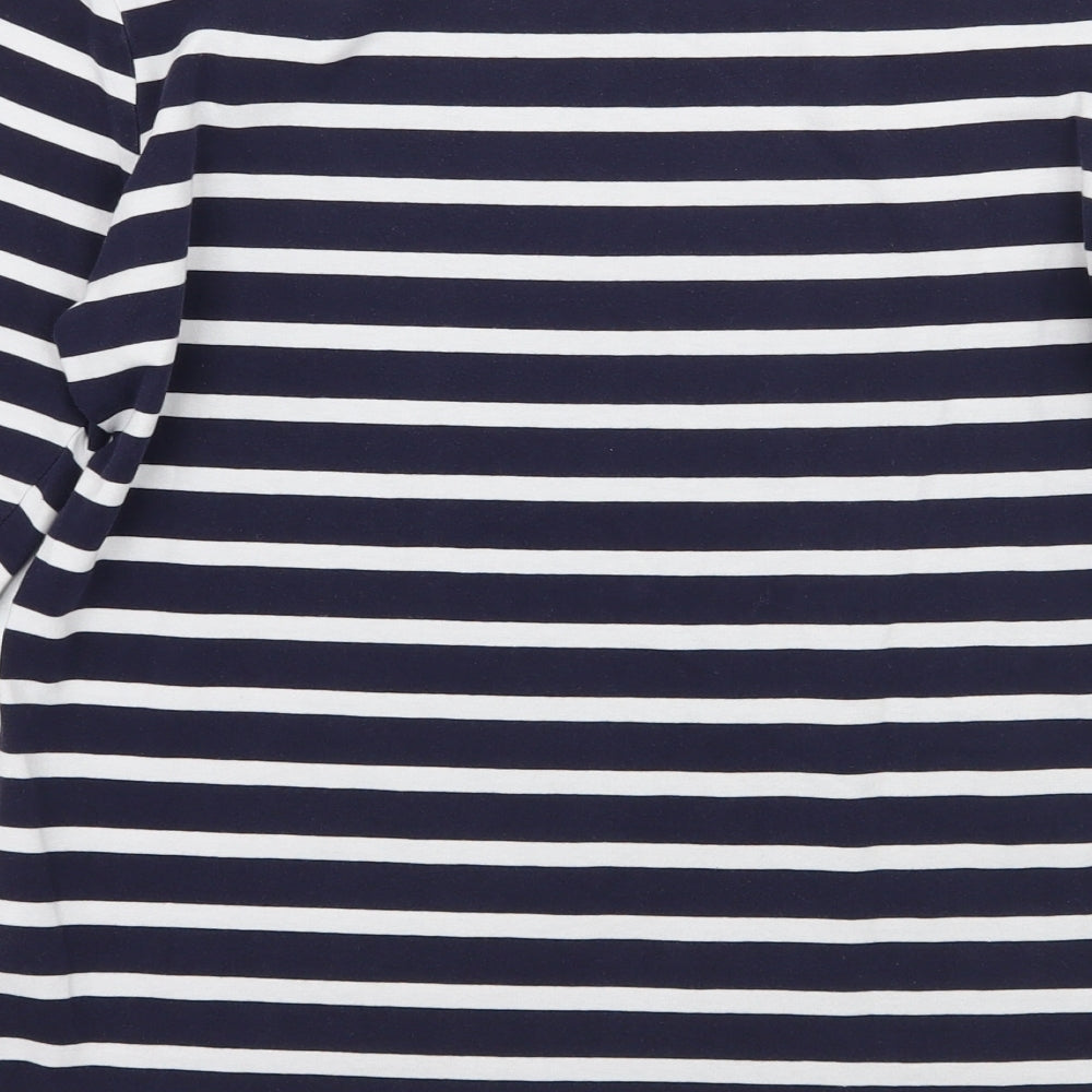 Primark Womens Blue Striped  Basic T-Shirt Size 14