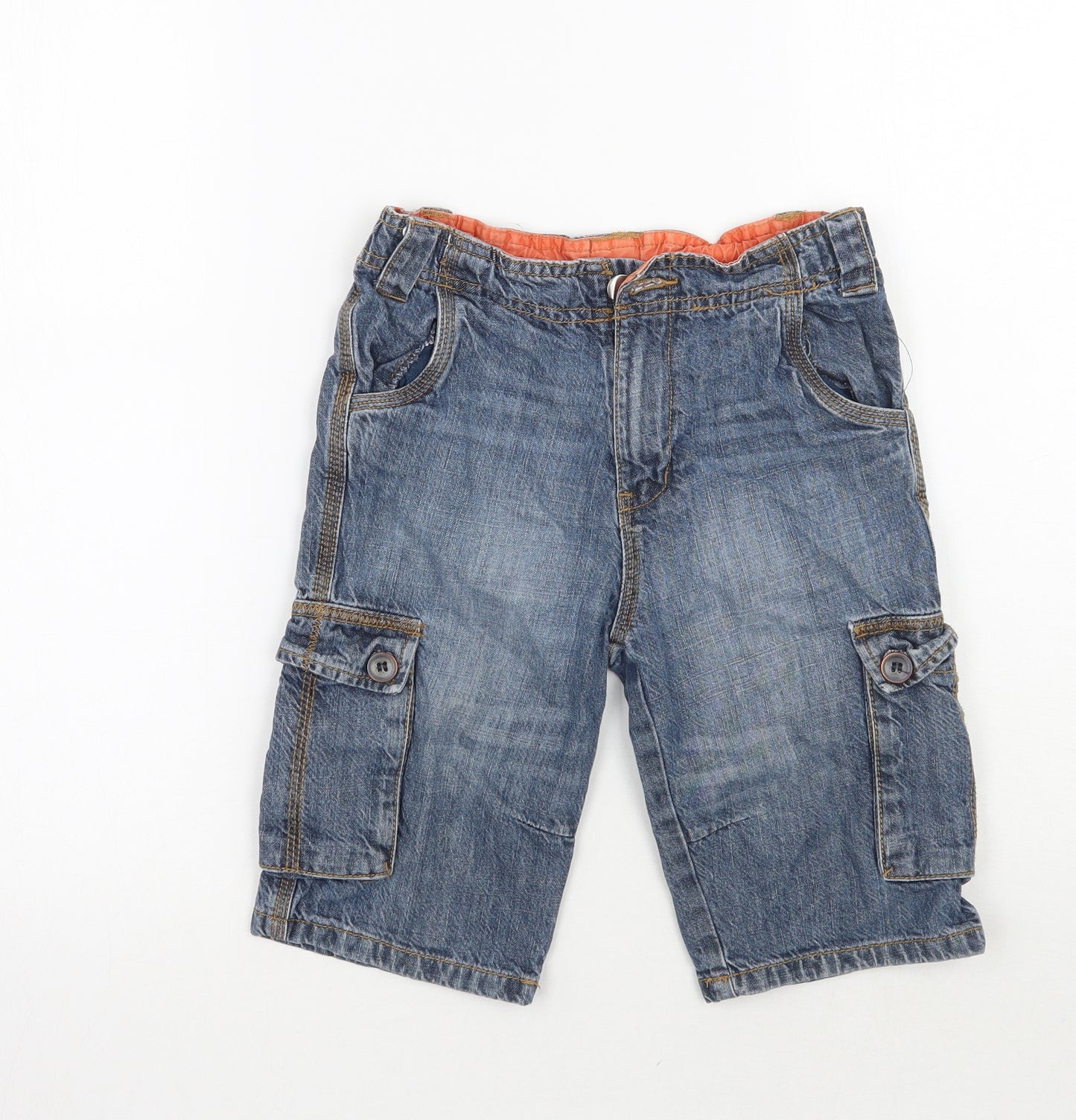 Nutmeg Boys Blue   Cropped Jeans Size 7-8 Years