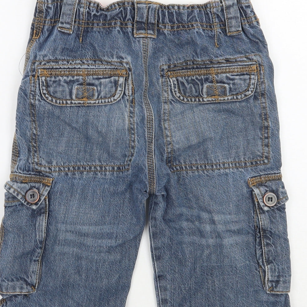 Nutmeg Boys Blue   Cropped Jeans Size 7-8 Years