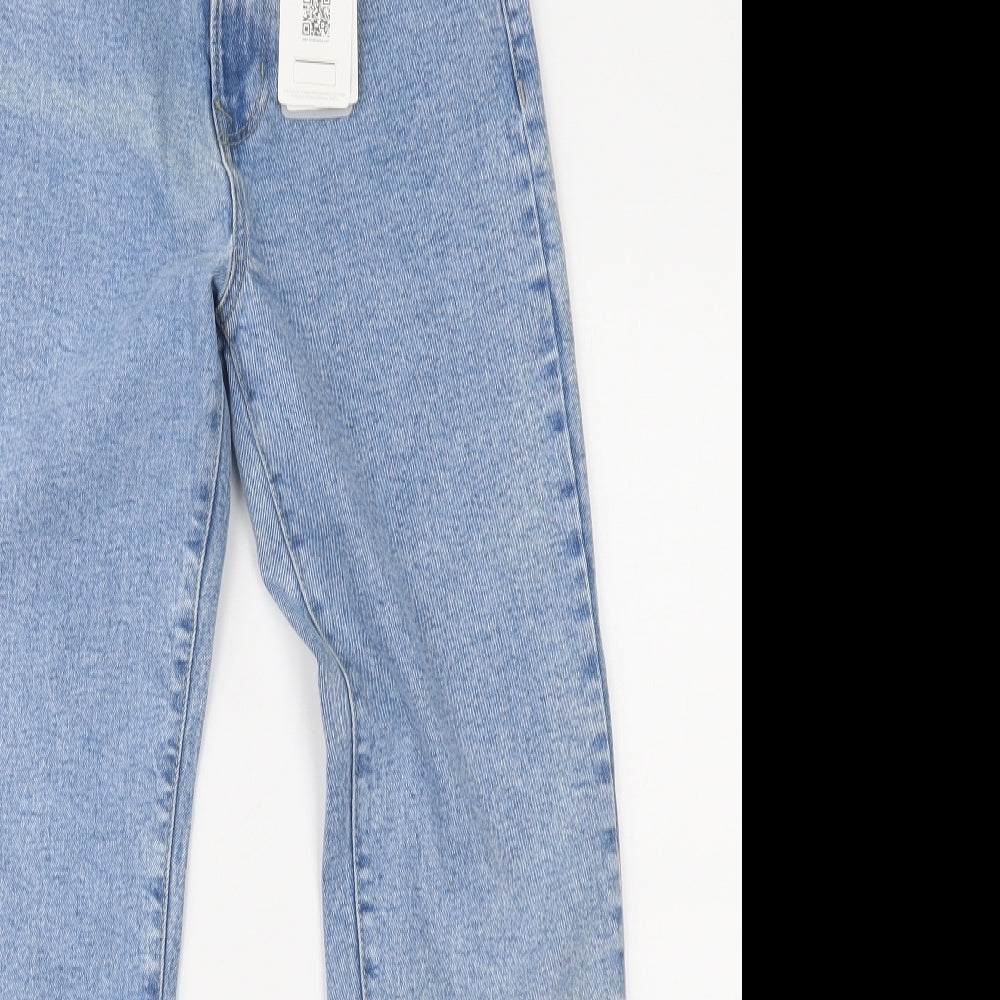 Stradivarius Womens Blue  Denim Mom Jeans Size 10 L28 in