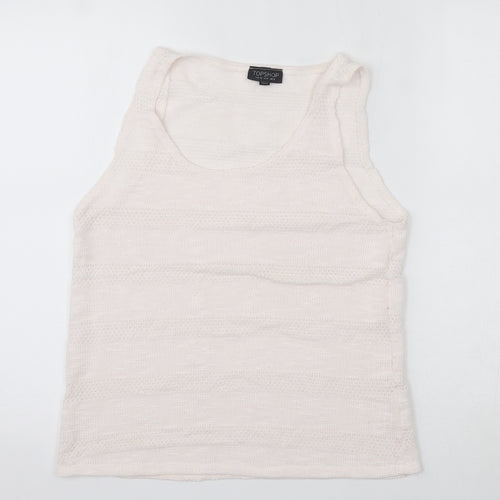 Topshop Womens Pink   Basic Tank Size 12