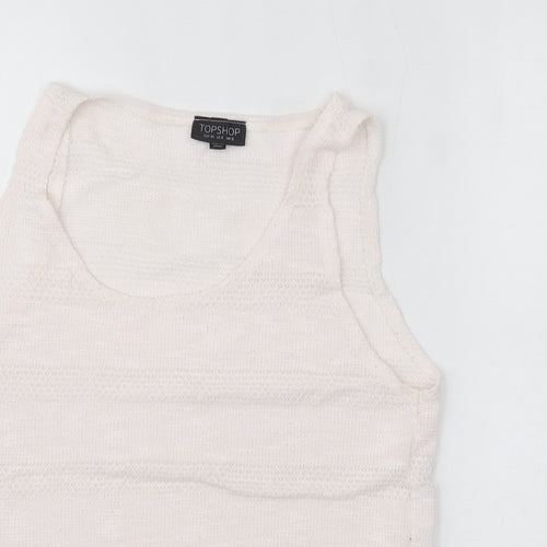 Topshop Womens Pink   Basic Tank Size 12