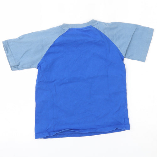 Nickleodeon Boys Blue   Basic T-Shirt Size 4 Years