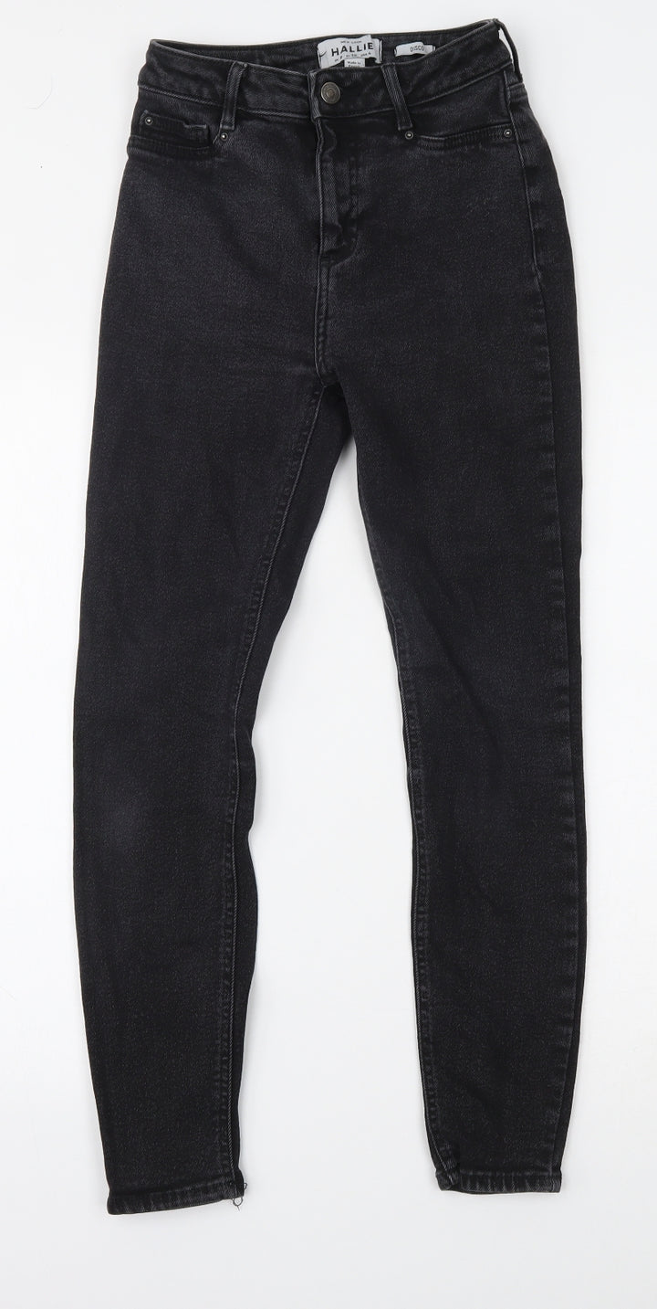 New Look Womens Black Denim Skinny Jeans Size 8 L26 in