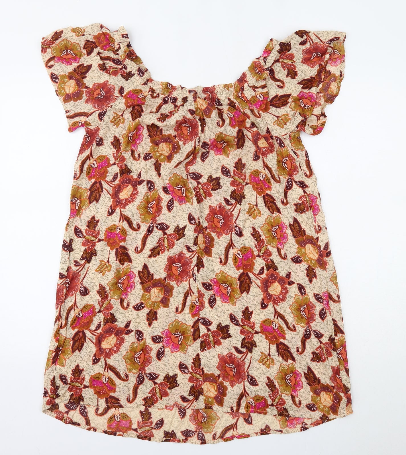 Primark Womens Multicoloured Floral  A-Line  Size 14