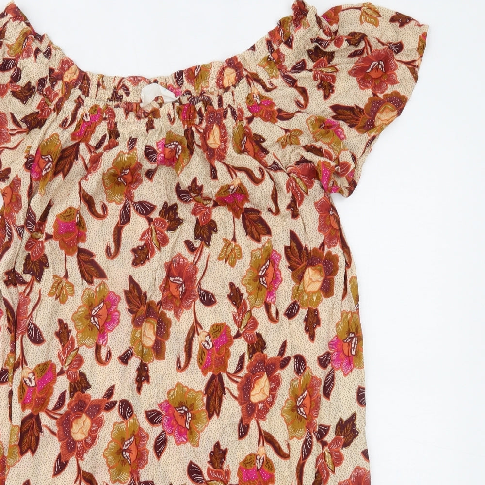 Primark Womens Multicoloured Floral  A-Line  Size 14