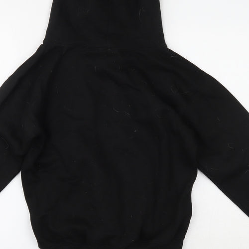 supersoft Boys Black   Pullover Hoodie Size 10-11 Years