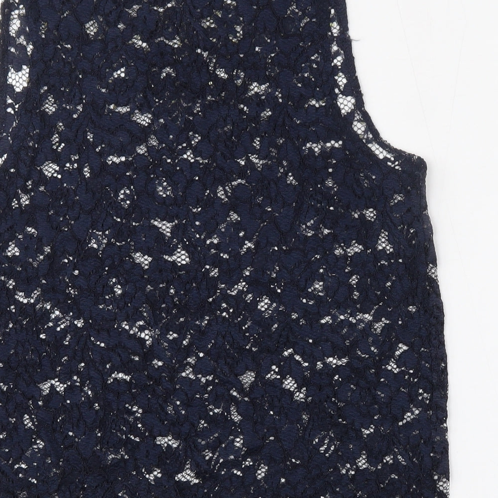 New Look Womens Blue   Basic Tank Size 12