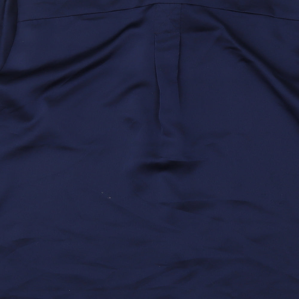 Marks and Spencer Womens Blue   Basic Button-Up Size 10
