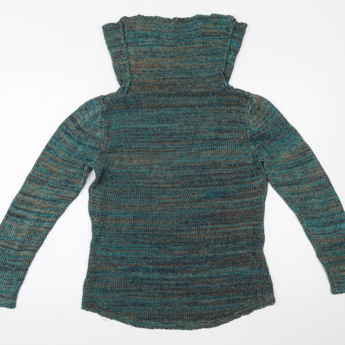 MARBLE Womens Green   Pullover Jumper Size S