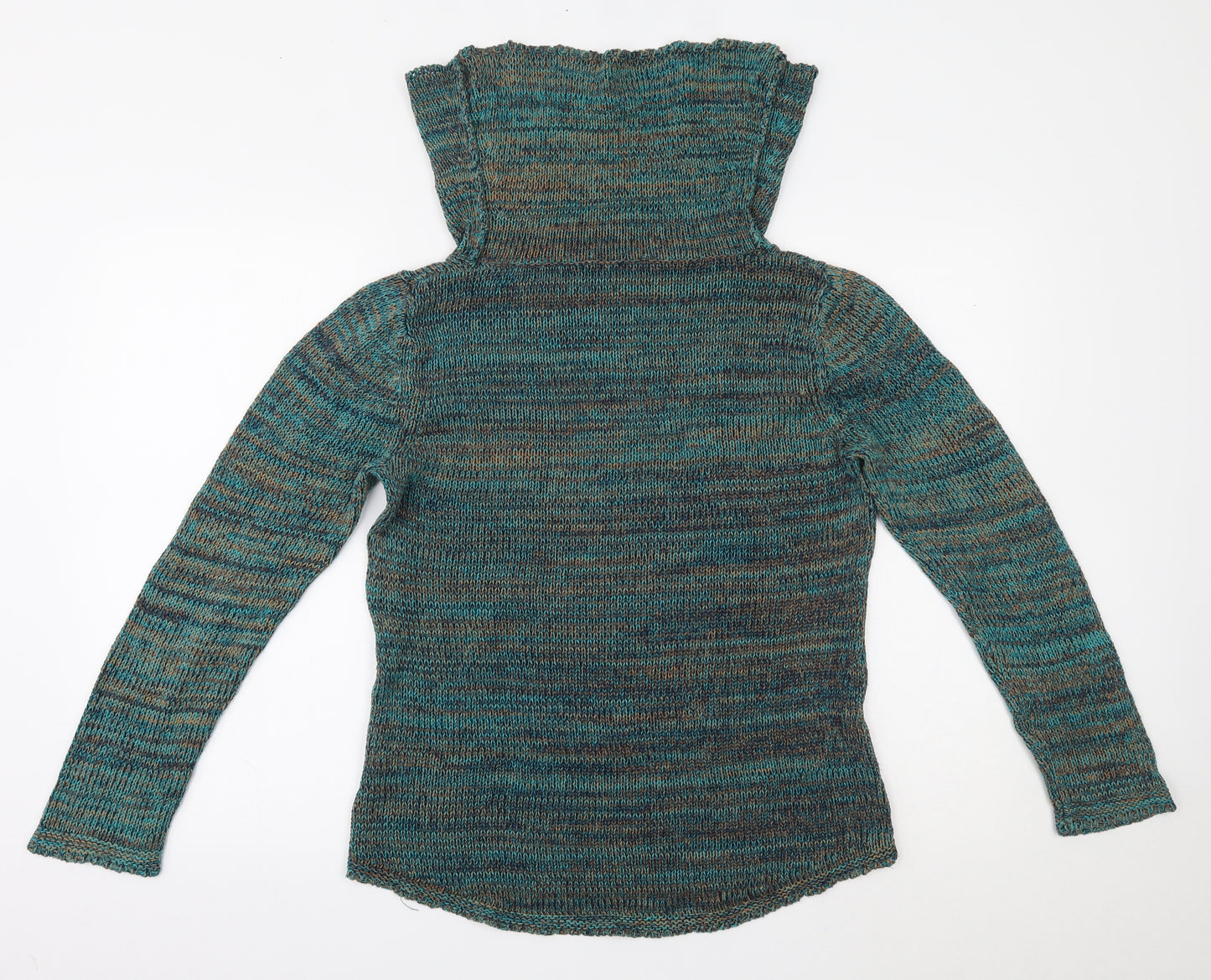 MARBLE Womens Green   Pullover Jumper Size S