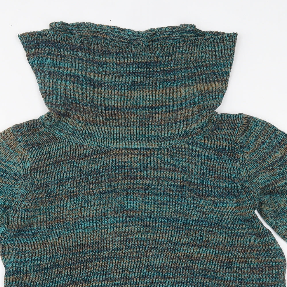 MARBLE Womens Green   Pullover Jumper Size S