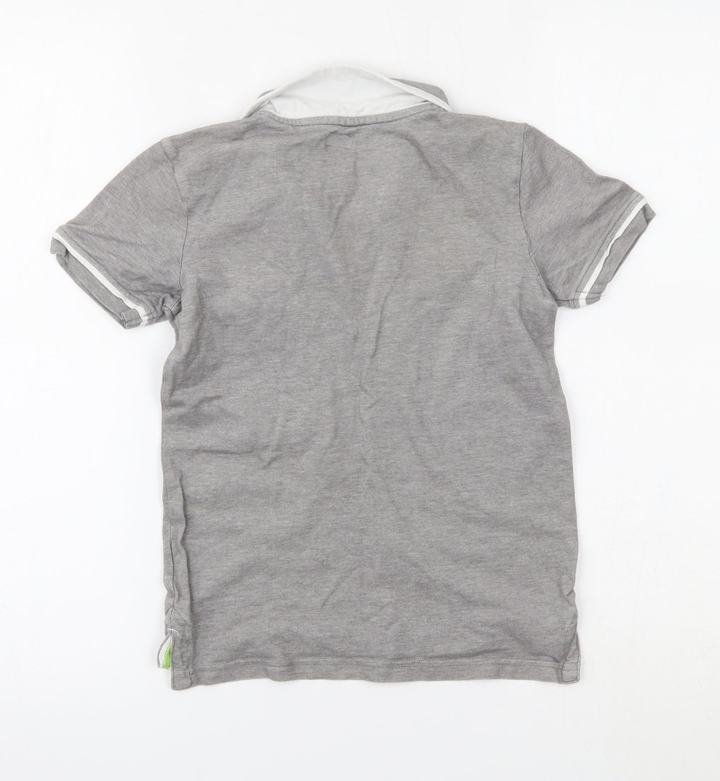 F&F Boys Grey   Basic Polo Size 8-9 Years