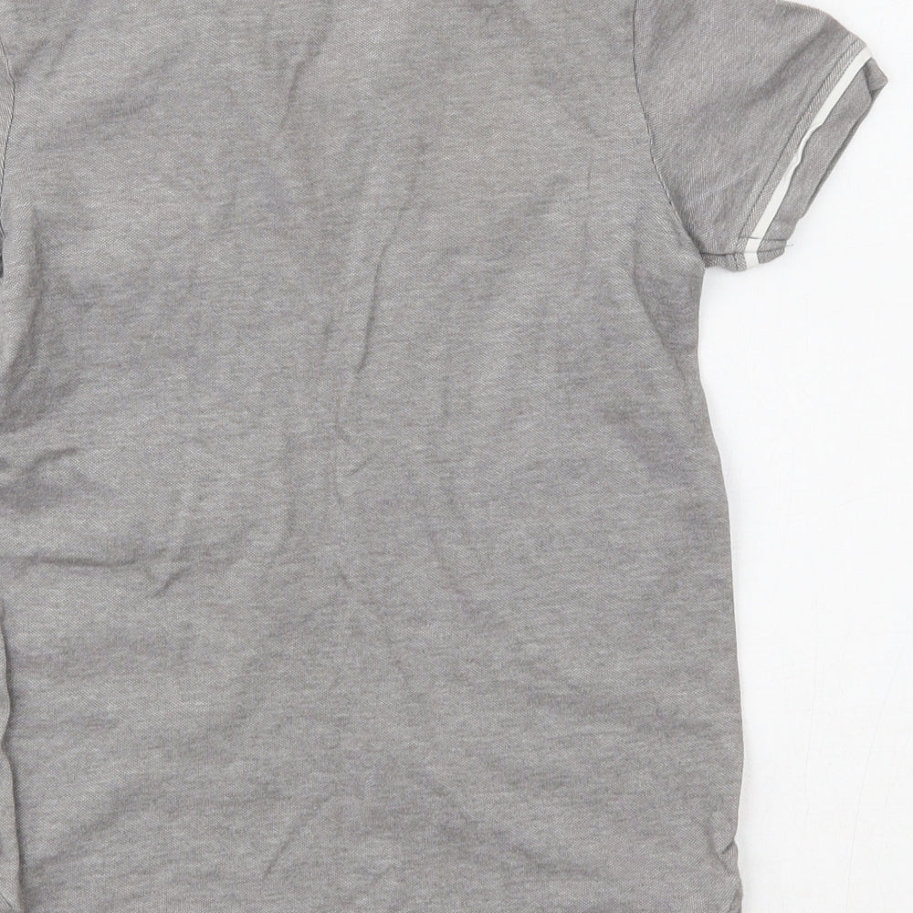 F&F Boys Grey   Basic Polo Size 8-9 Years