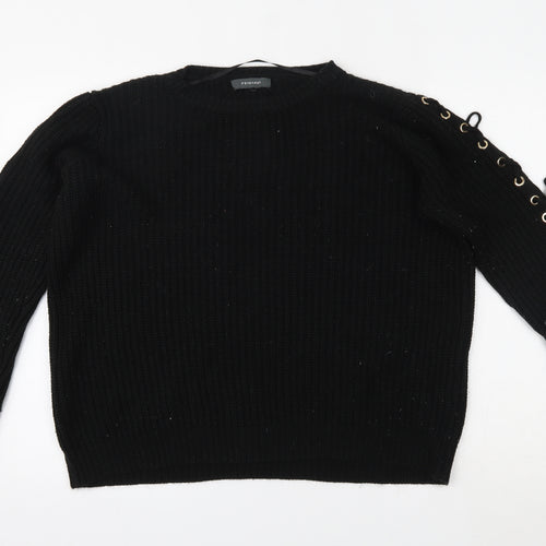 Primark Womens Black   Pullover Jumper Size L