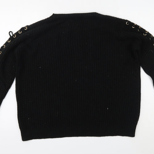 Primark Womens Black   Pullover Jumper Size L