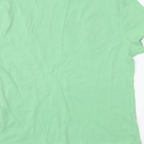 Elle Louise Womens Green   Basic T-Shirt Size L