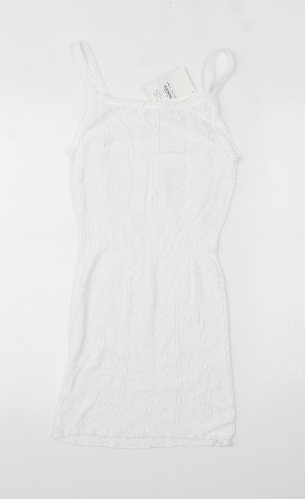 Brettles Womens White   Camisole Tank Size L
