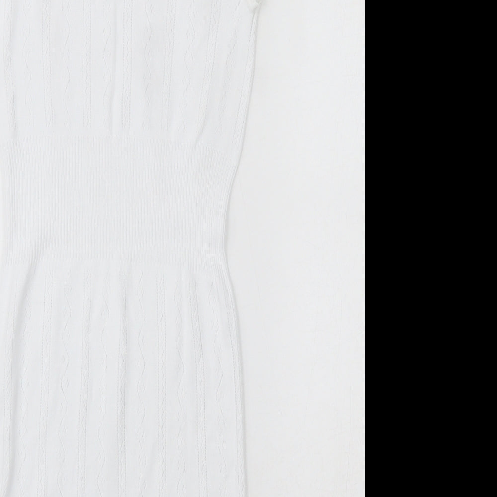 Brettles Womens White   Camisole Tank Size L