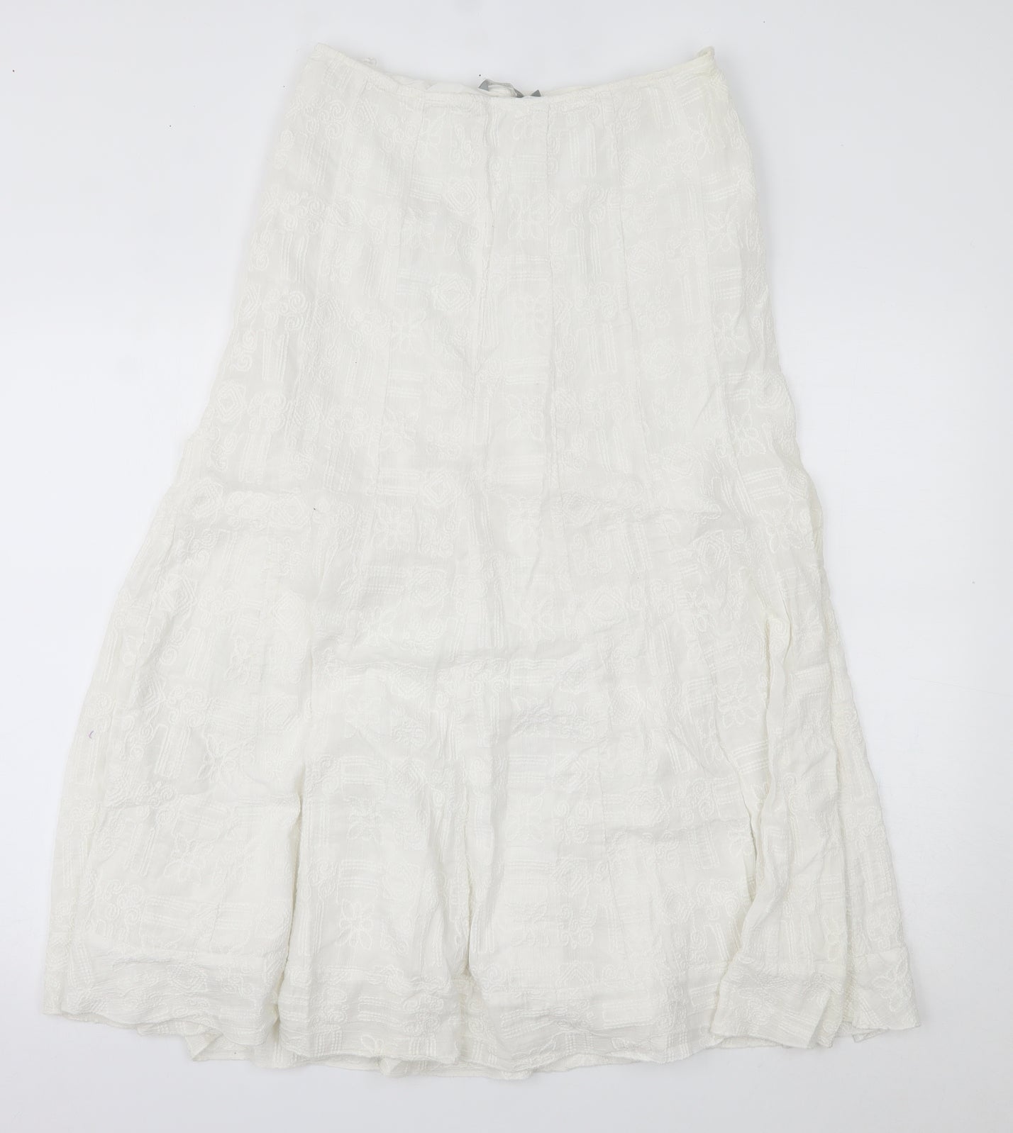 Per Una Womens White   Maxi Skirt Size 12