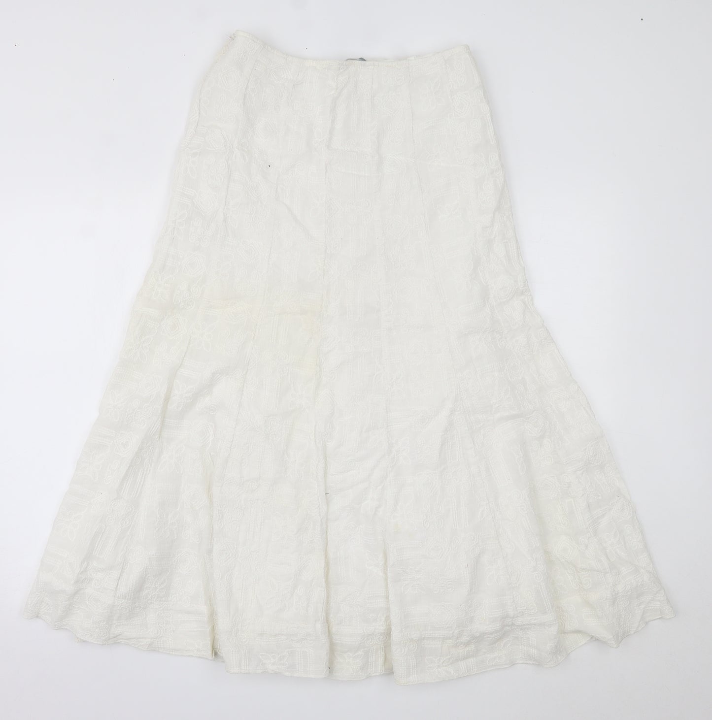 Per Una Womens White   Maxi Skirt Size 12