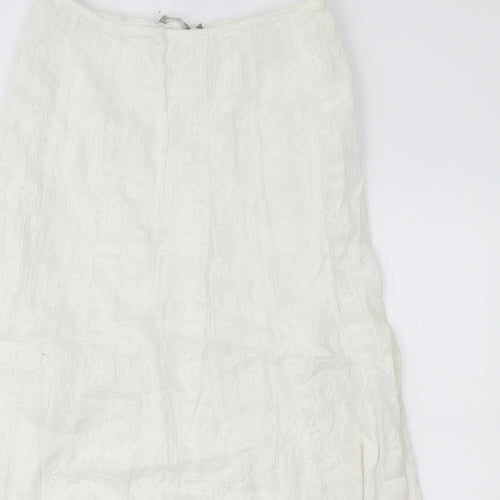 Per Una Womens White   Maxi Skirt Size 12