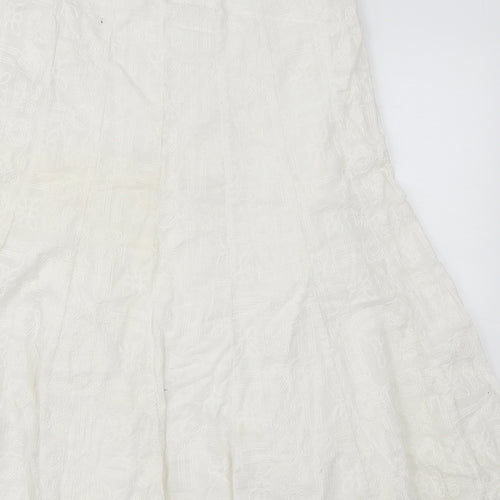 Per Una Womens White   Maxi Skirt Size 12