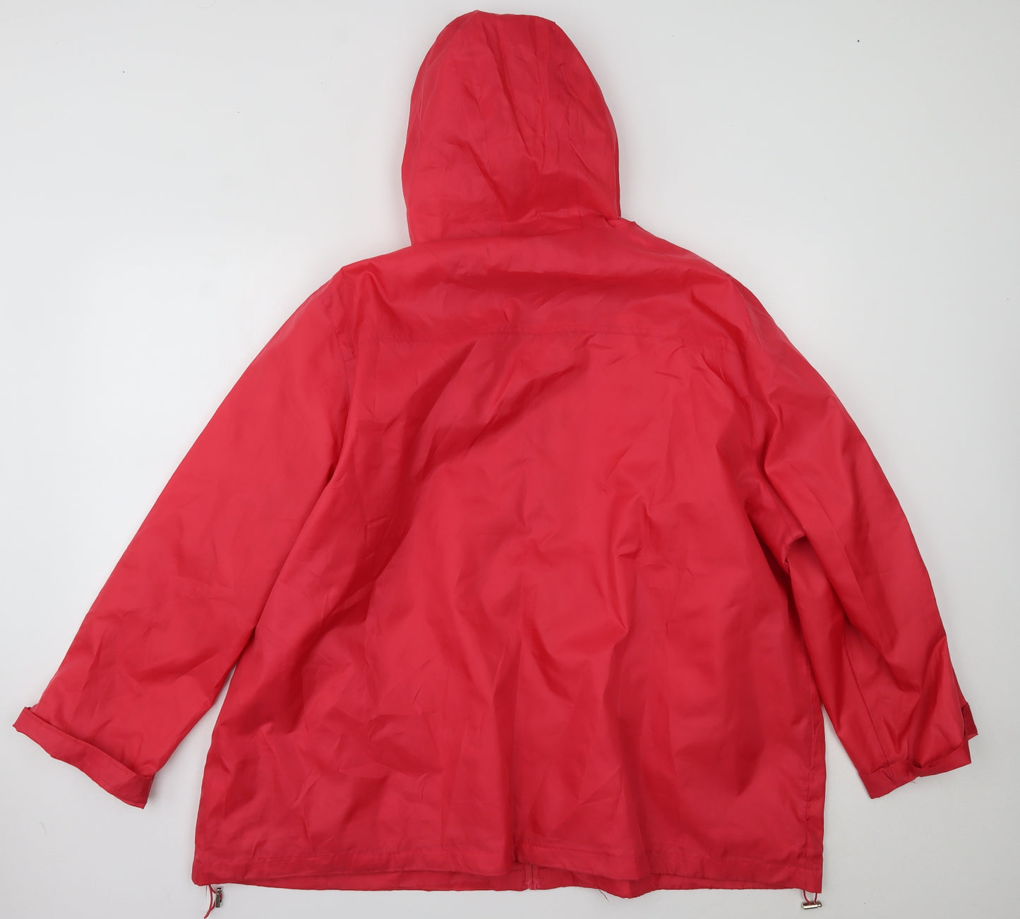 BEING CASUAL Womens Pink   Rain Coat Coat Size 28
