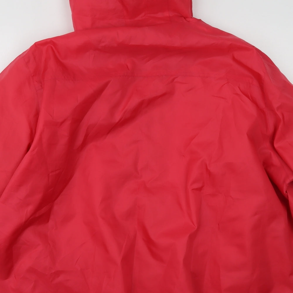 BEING CASUAL Womens Pink   Rain Coat Coat Size 28