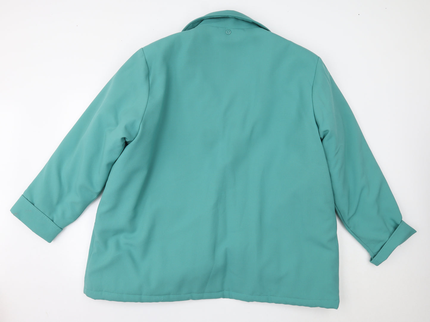 Damart Womens Green   Overcoat Coat Size 26