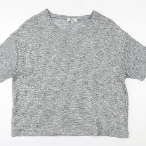 Papaya Womens Grey   Basic Blouse Size 14