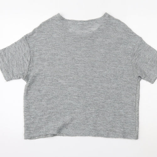 Papaya Womens Grey   Basic Blouse Size 14
