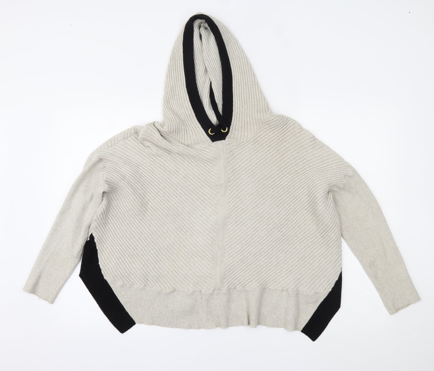 River Island Womens Beige   Pullover Hoodie Size M