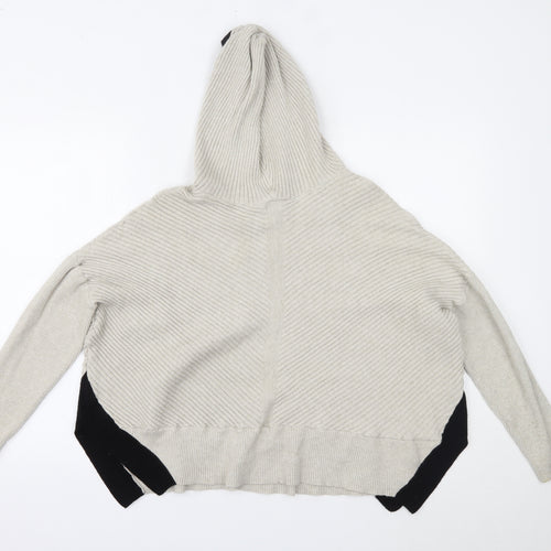River Island Womens Beige   Pullover Hoodie Size M