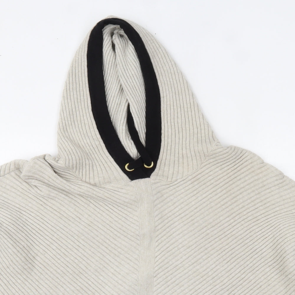 River Island Womens Beige   Pullover Hoodie Size M