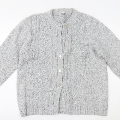 Berkertex Womens Grey   Cardigan Jumper Size 18