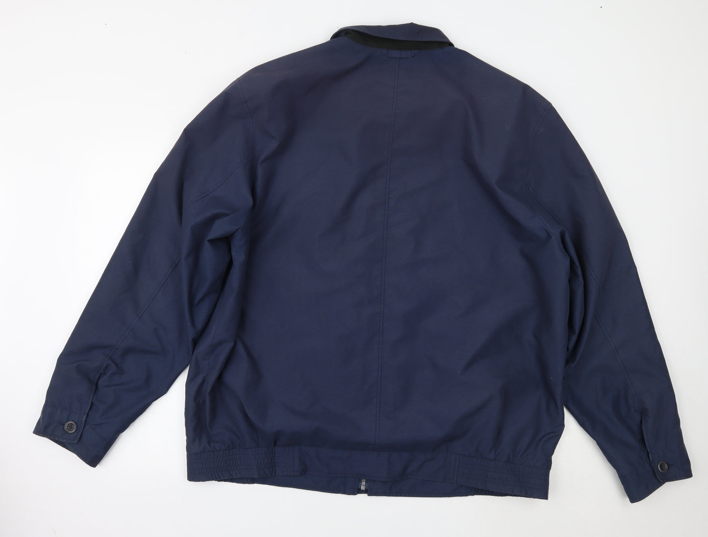 Frank Eden Mens Blue   Overcoat Coat Size 48