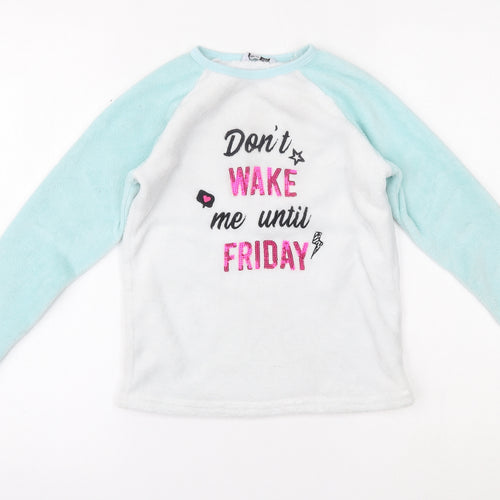 pep&co Girls Blue   Top Pyjama Top Size 8-9 Years
