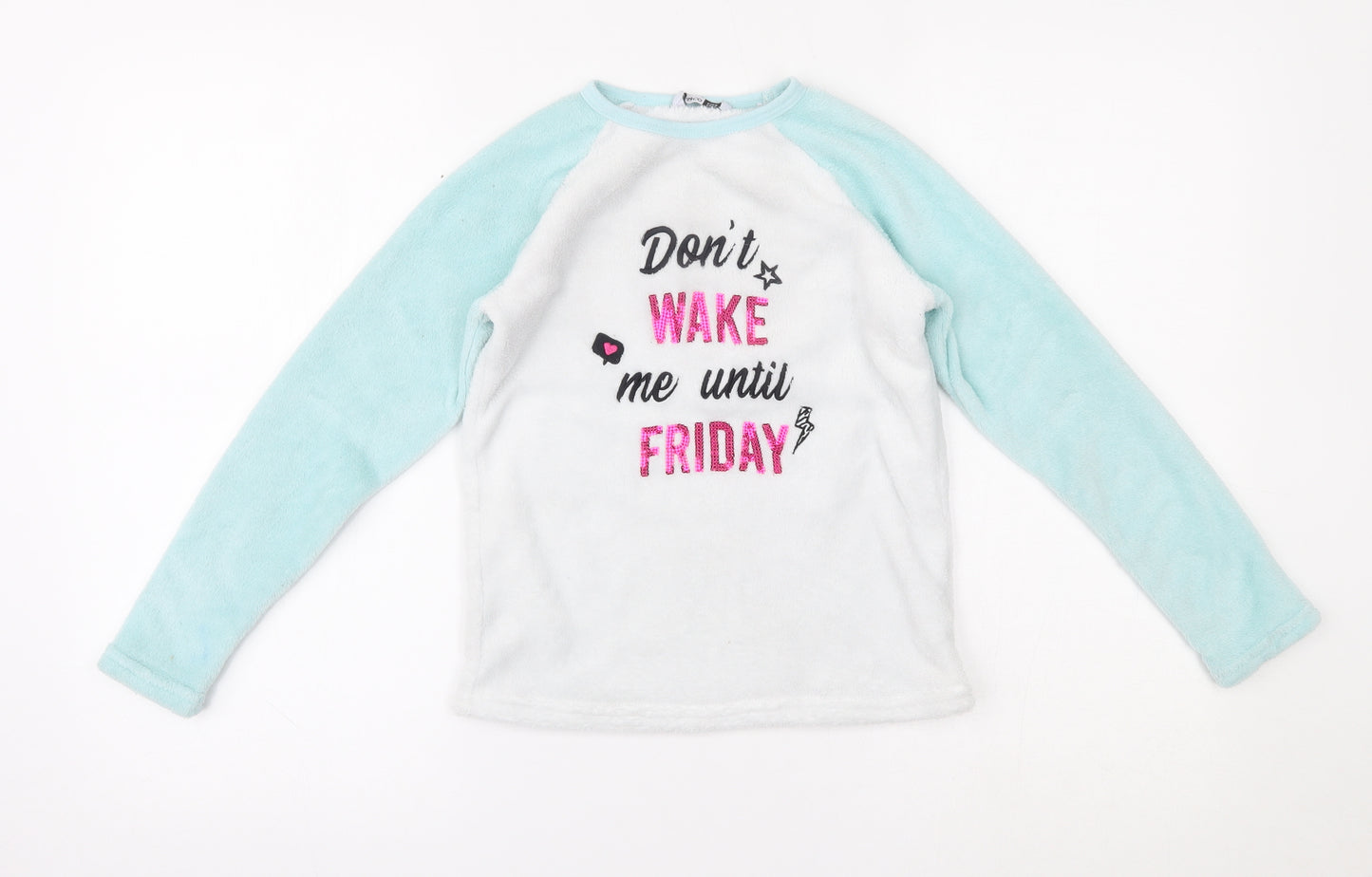 pep&co Girls Blue   Top Pyjama Top Size 8-9 Years
