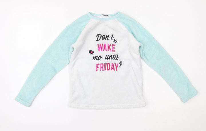 pep&co Girls Blue   Top Pyjama Top Size 8-9 Years