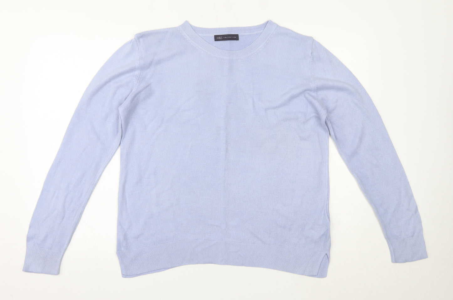 Marks and Spencer Womens Blue   Pullover Jumper Size 16